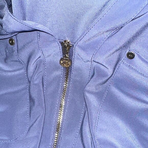 Anne Klein Blue Women's Top with Zipper Detail Size XL - Picture 9 of 9